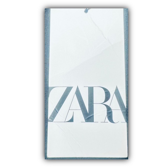 “New Zara Black Midi Dress with Tags - High Neck, Short Sleeves, Size L, Made in - Picture 11 of 15